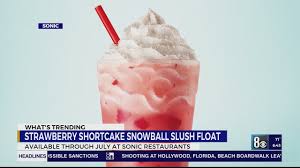 strawberry shortcake snowball slush