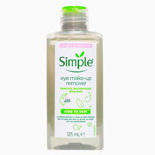 simple kind to skin eye makeup remover