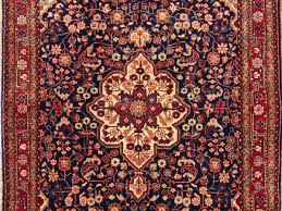 blue persian zanjan carpet