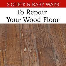 Repair Damaged Spots On A Wood Floor