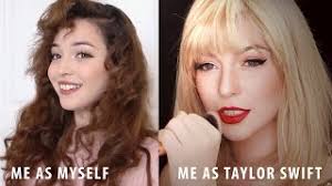 taylor swift transformation makeup