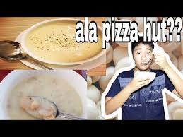 Garlic bread and mushroom soup tersangat sedap macam dekat pizza hut. Creamy Mushroom Soup Ala Pizza Hut Youtube