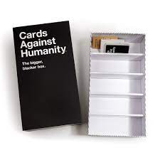 A box of biscuits, a box of mixed biscuits, and a biscuit mixer. Cards Against Humanity The Bigger Blacker Box Walmart Com Walmart Com