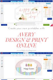 Create Your Own Gift Tags Cards And More Using Avery Design Print