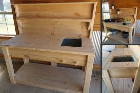 How To Build A Potting Bench The