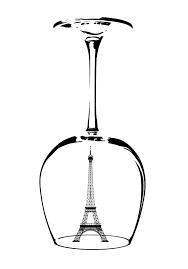 File Eiffel Tower In Wine Glass Svg