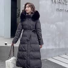 Winter Hooded Parkas Long Puffer Jacket