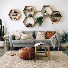 Honeycomb Wall Shelf Ideas Living