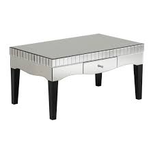Boulejo Mirrored Coffee Table With