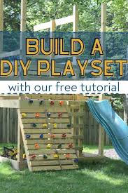 build a diy playset for your backyard