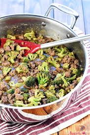 delicious ground beef broccoli rave