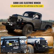 vevor electric winch 6000 lbs truck