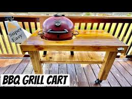 Bbq Cart Diy Barbecue Grill Table