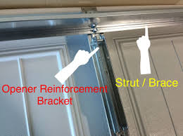 garage door operator reinforcement