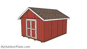 12x16 shed plans myoutdoorplans