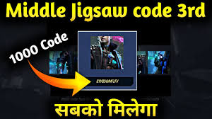 Most of the free fire players don't have paytm and atm cards to buy redeem code from stores. How To Get 3rd Number Jigsaw Code In Freefire 3 Jigsaw Code Kaise Milega Middle Jigsaw Code Freefire Youtube