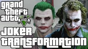 gta v joker character customisation