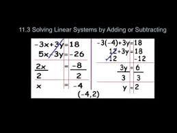11 3 Solving Systems Of Linear