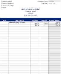 Statement Of Account Templates Statement Template
