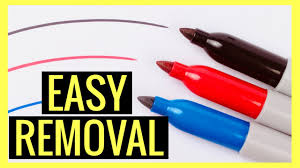 how to remove permanent marker or