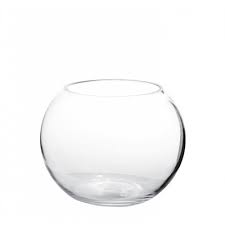 Bubble Ball 4x3 Glass Vase Available