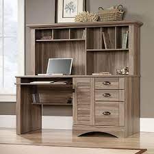 Lowest price in 30 days. Amelia Gray Brown Computer Desk W Hutch Weekends Only Furniture