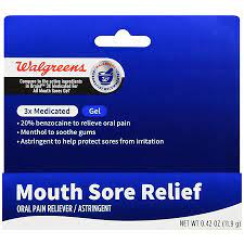 walgreens mouth sore relief gel walgreens