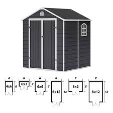 Ashford Apex Plastic Garden Storage