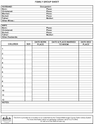Family Group Sheet Template Excel Best Of Template For A