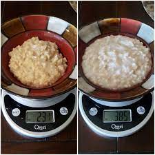 Looking for the low calorie overnight oats? Regular Oatmeal Vs Voluminous Oatmeal Trick Both 150 Calories 1200isplenty