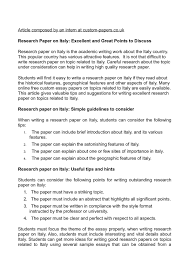 Writing a good introductory paragraph for a research paper   Make     