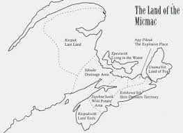 mi kmaq territory map