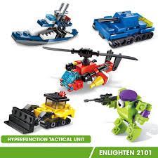 Đồ chơi lắp ráp kiểu Lego 10 mô hình xếp hình Enlighten 2101 (bán lẻ từng  mô hình)