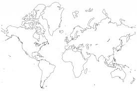 World Map Black White Printable Printable Maps