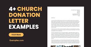 church donation letter exles