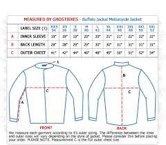 13 Problem Solving Buffalo Motorcycle Clothing Size Chart