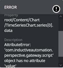 script attribute error object has no
