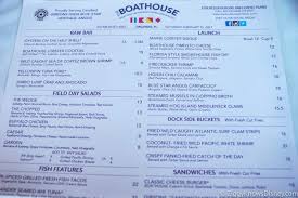 review the boathouse restaurant lunch