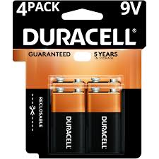 Duracell Coppertop Alkaline Long Lasting 9v Batteries 4 Pack Walmart Com