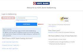 hdfc netbanking registration login