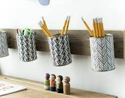 Pencil Holder From Empty Tin Cans