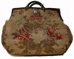 civil war period carpet bag with