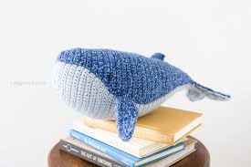 baby humpback crochet whale free