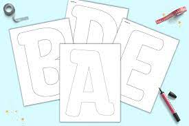 free printable uppercase bubble letters