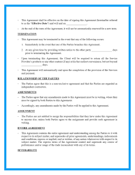 free service contract template