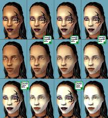 mod the sims white face powders and cakes