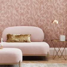 Elle Decoration Wave Design Blush Pink