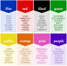 Color Meaning Chart Writing Color Meaning Chart Color