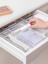 1pc clear acrylic diy cosmetic drawer
