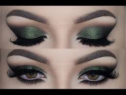 olive green cat smokey eyes make